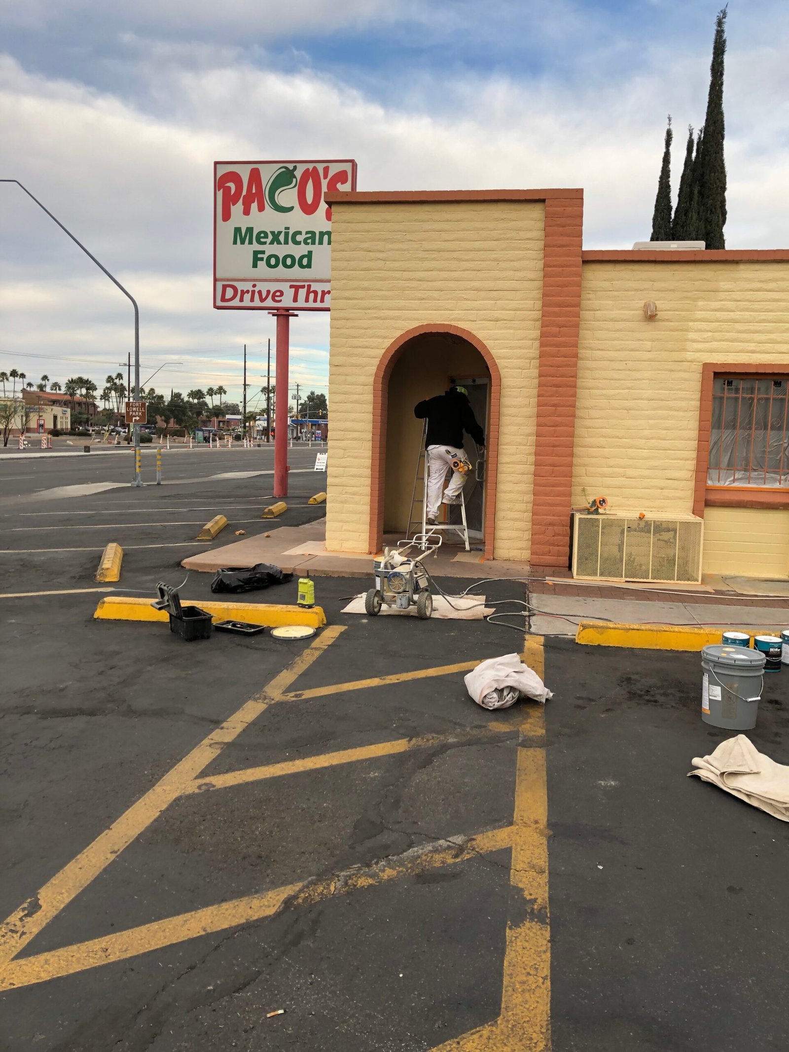 repaint on a family business